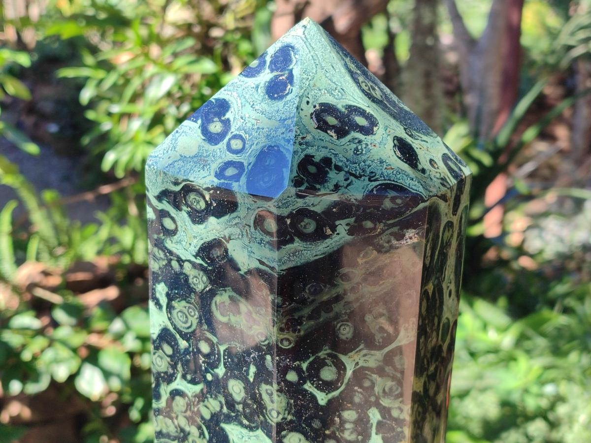 Polished XL Stromatolite Display Crystal Tower x 1 From Katsepy, Madagascar - Toprock Gemstones and Minerals 