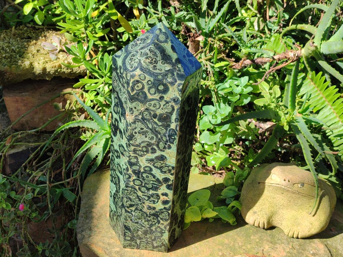 Polished XL Stromatolite Display Crystal Tower x 1 From Katsepy, Madagascar - Toprock Gemstones and Minerals 