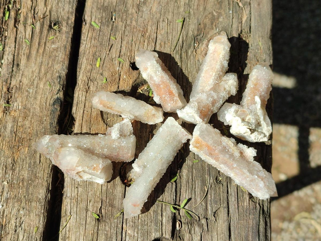 Natural Limonite Tinted Smokey Spirit Quartz Crystals and Clusters x 35 From Boekenhouthoek, South Africa - Toprock Gemstones and Minerals 