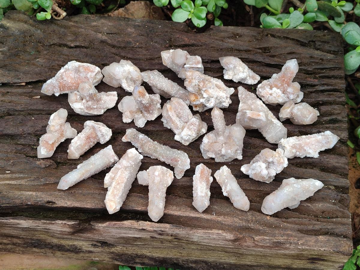 Natural Limonite Tinted Smokey Spirit Quartz Crystals and Clusters x 35 From Boekenhouthoek, South Africa - Toprock Gemstones and Minerals 