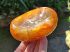 Polished Carnelian Agate Gemstone Bowls x 6 From Madagascar - Toprock Gemstones and Minerals 