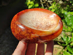 Polished Carnelian Agate Gemstone Bowls x 6 From Madagascar - Toprock Gemstones and Minerals 
