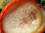 Polished Carnelian Agate Gemstone Bowls x 6 From Madagascar - Toprock Gemstones and Minerals 