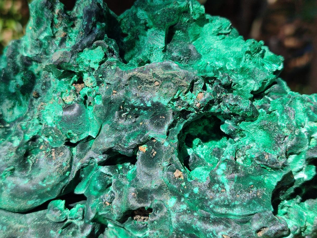 Natural XL Silky Malachite Specimen x 1 From Kasompe, Congo - Toprock Gemstones and Minerals 