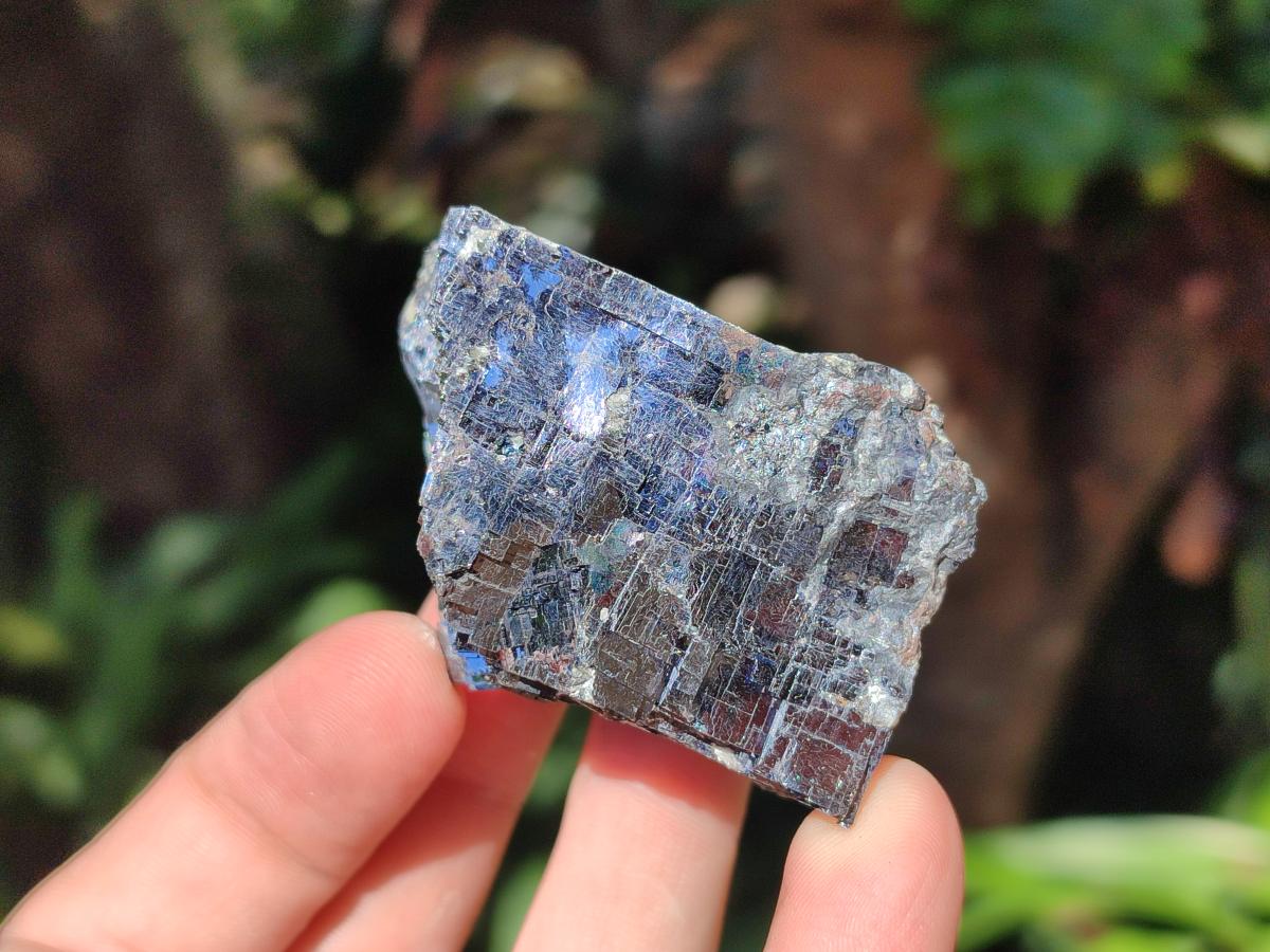Natural Bright Silver Lead Galena Cobbed Specimens x 7 From Kaokoveld, Namibia - Toprock Gemstones and Minerals 