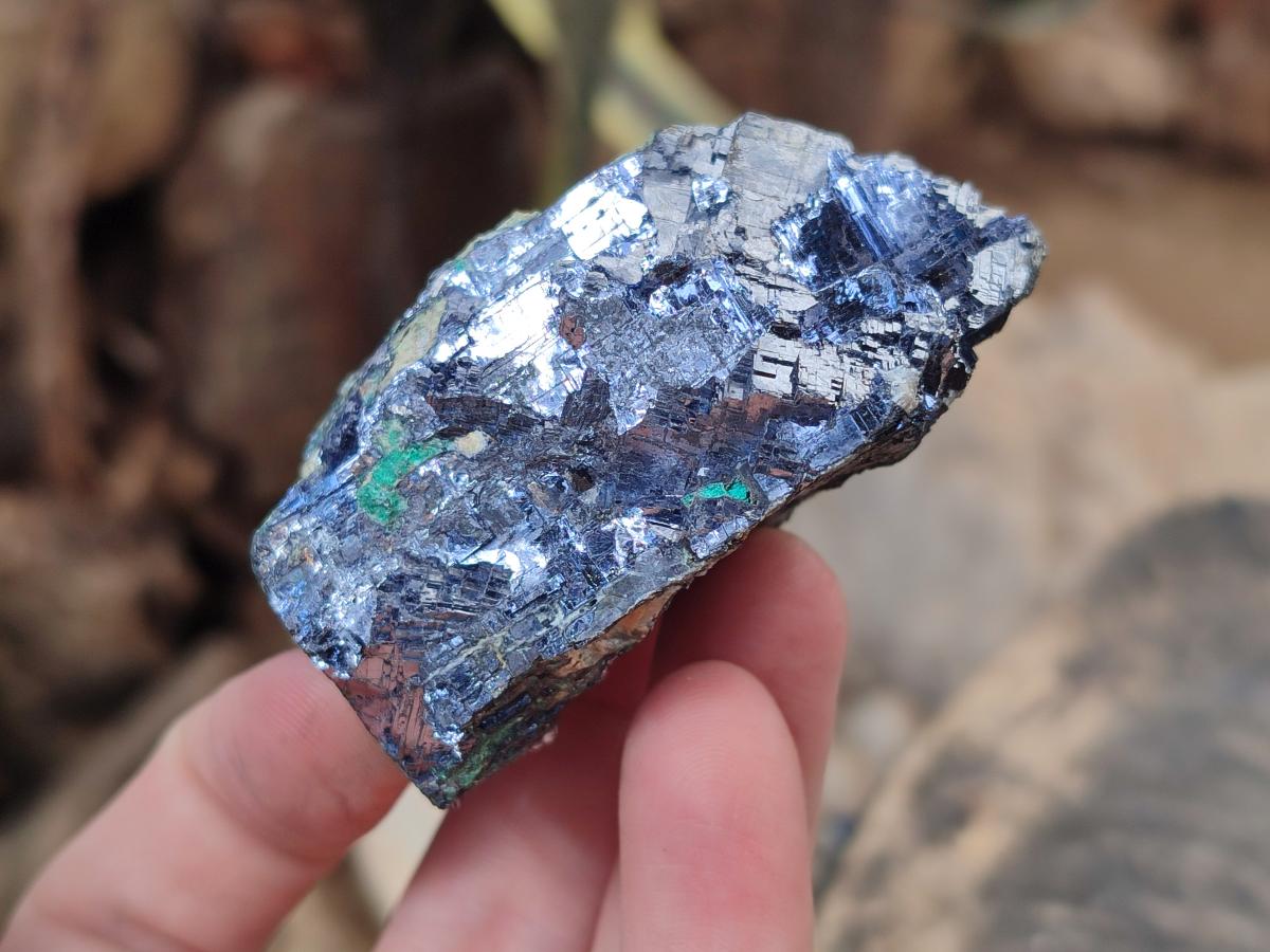 Natural Bright Silver Lead Galena Cobbed Specimens x 7 From Kaokoveld, Namibia - Toprock Gemstones and Minerals 