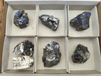 Natural Bright Silver Lead Galena Cobbed Specimens x 7 From Kaokoveld, Namibia - Toprock Gemstones and Minerals 