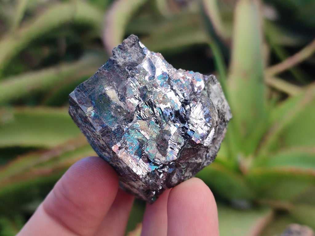 Natural Bright Silver Lead Galena Cobbed Specimens x 7 From Kaokoveld, Namibia - Toprock Gemstones and Minerals 