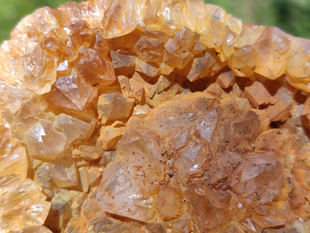 Polished Lemur Island Crystalline Geodes x 6 From Nosy Varika, Madagascar - Toprock Gemstones and Minerals 