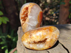 Polished Lemur Island Crystalline Geodes x 6 From Nosy Varika, Madagascar - Toprock Gemstones and Minerals 