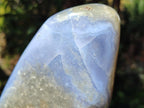 Polished Blue Lace Agate Standing Display Pieces x 2 From Nsanje, Malawi - Toprock Gemstones and Minerals 