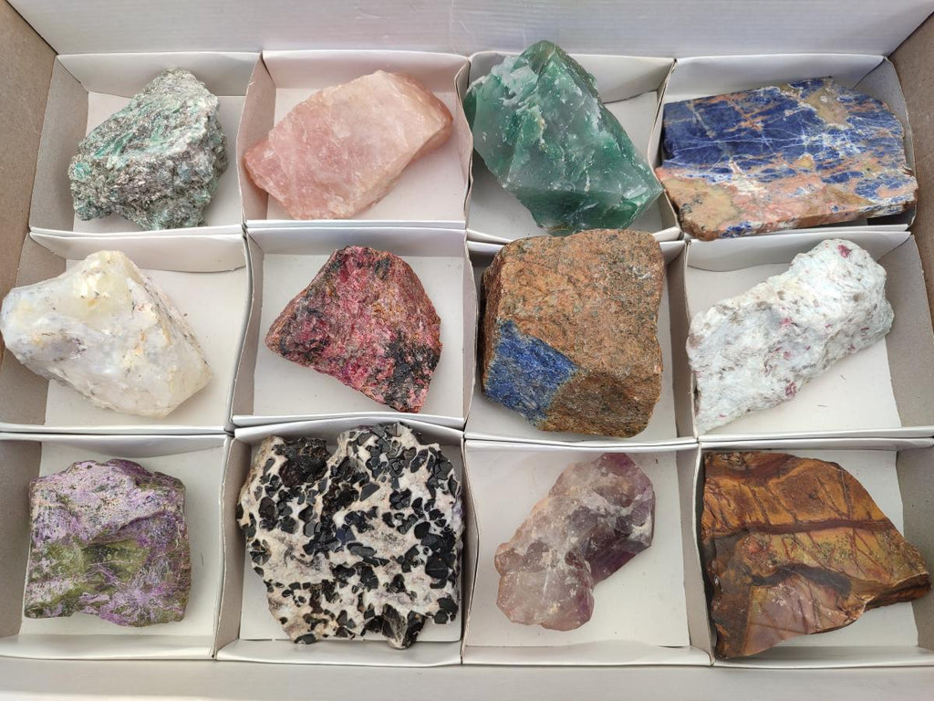 Natural Multi Mineral Specimens x 12 From Southern Africa - Toprock Gemstones and Minerals 