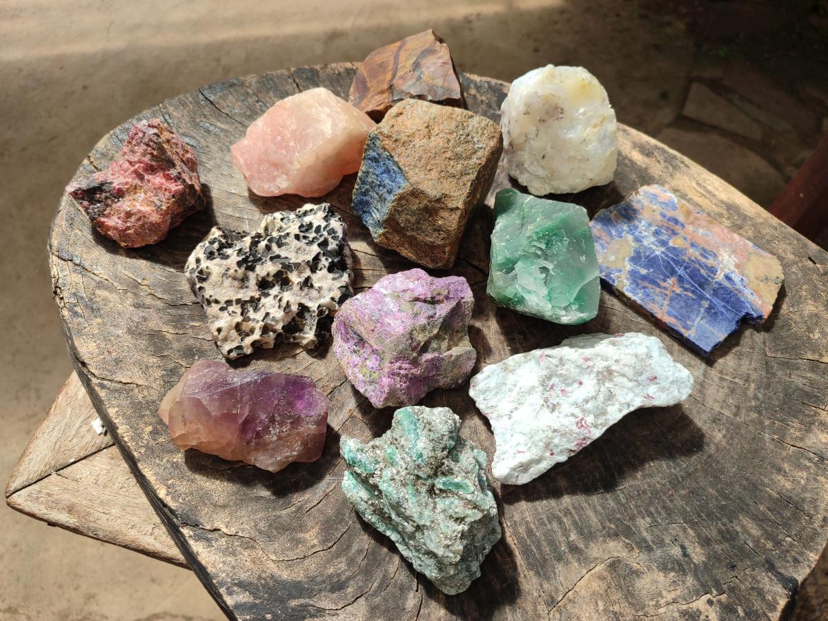 Natural Multi Mineral Specimens x 12 From Southern Africa - Toprock Gemstones and Minerals 