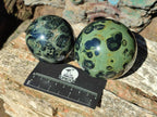 Polished Stromatolite Spheres x 4 From Katsepy, Madagascar - Toprock Gemstones and Minerals 