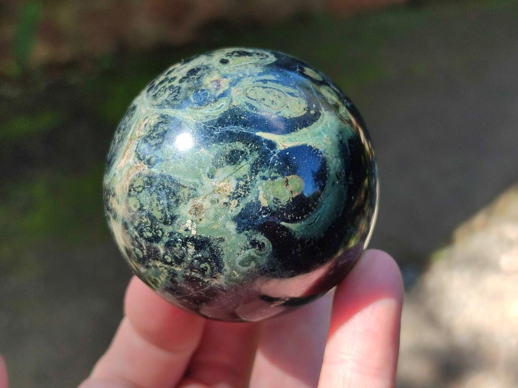Polished Stromatolite Spheres x 4 From Katsepy, Madagascar - Toprock Gemstones and Minerals 