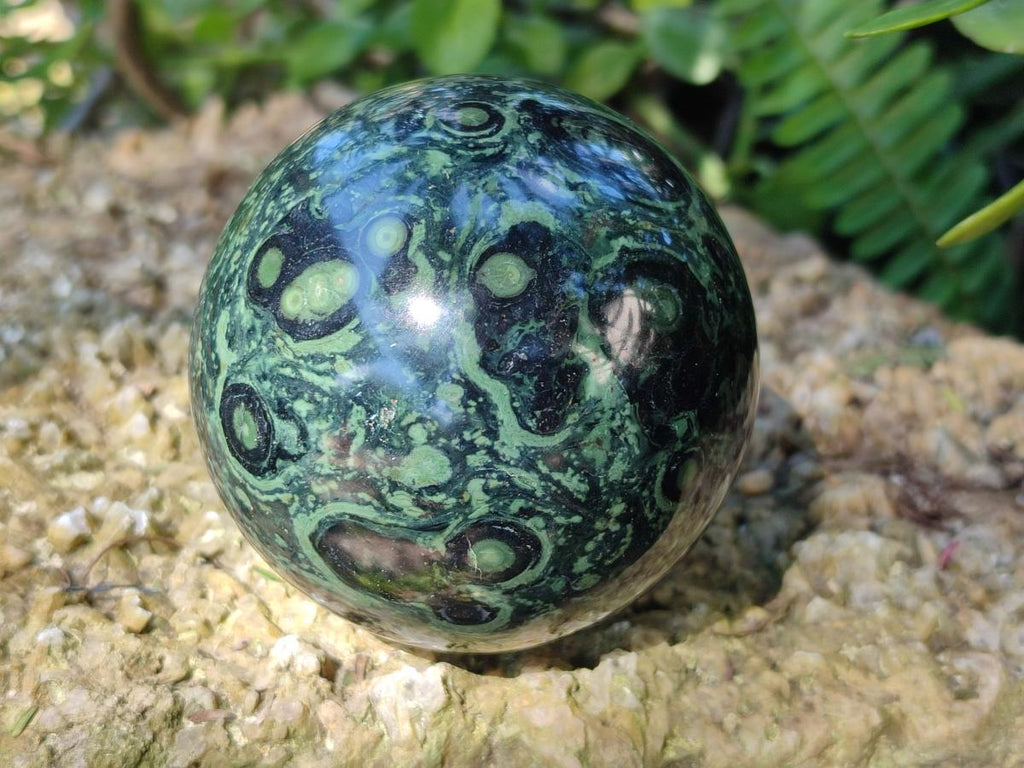 Polished Stromatolite Spheres x 4 From Katsepy, Madagascar - Toprock Gemstones and Minerals 