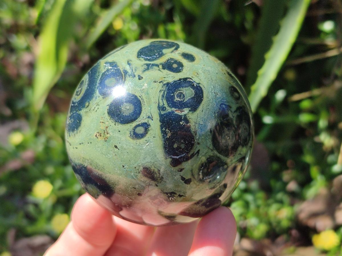 Polished Stromatolite Spheres x 4 From Katsepy, Madagascar - Toprock Gemstones and Minerals 