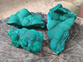 Natural Botryoidal Malachite Specimens x 3 From Congo - Toprock Gemstones and Minerals 