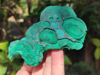 Natural Botryoidal Malachite Specimens x 3 From Congo - Toprock Gemstones and Minerals 