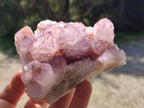 Natural Cactus Flower Spirit Amethyst Clusters x 4 From South Africa - Toprock Gemstones and Minerals 