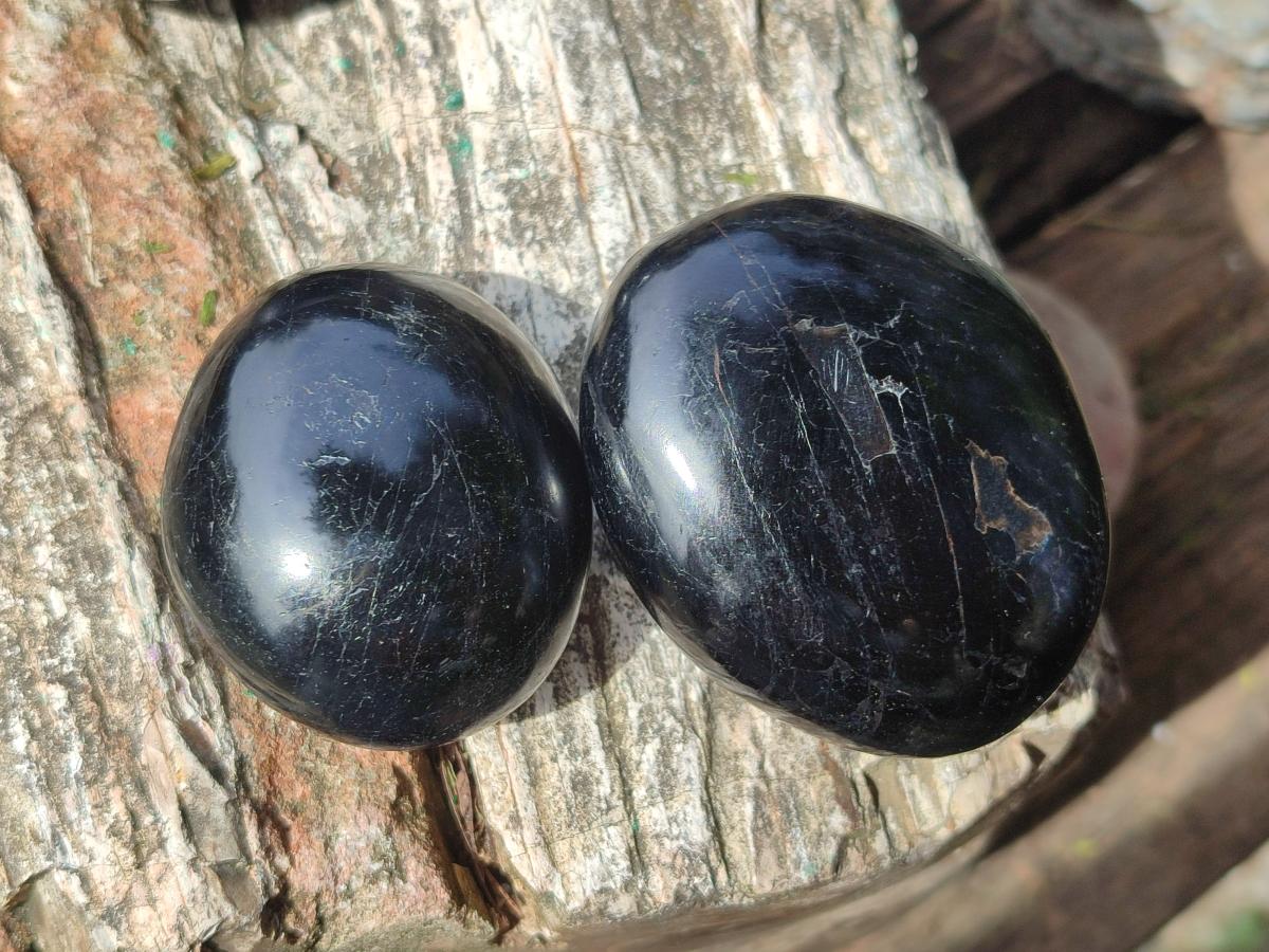 Polished Mixed Multi Mineral Galets x 17 From Madagascar - Toprock Gemstones and Minerals 
