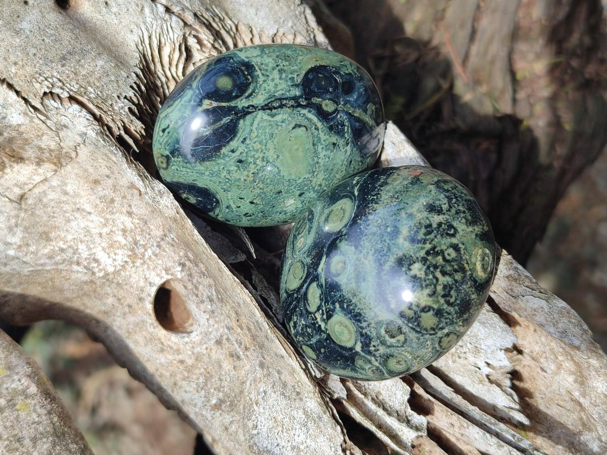 Polished Mixed Multi Mineral Galets x 17 From Madagascar - Toprock Gemstones and Minerals 