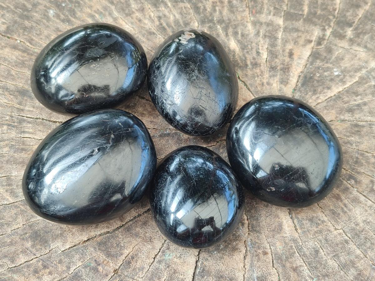 Polished Mixed Multi Mineral Galets x 17 From Madagascar - Toprock Gemstones and Minerals 