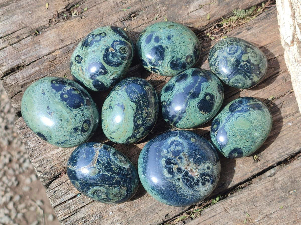 Polished Mixed Multi Mineral Galets x 17 From Madagascar - Toprock Gemstones and Minerals 