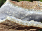 Natural Blue Lace Agate Geodes with Dog Tooth Calcite x 12 From Nsanje, Malawi - Toprock Gemstones and Minerals 