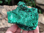 Natural Silky Malachite Specimens x 6 From Kasompe, Congo - Toprock Gemstones and Minerals 