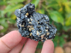 Natural Schorl Black Tourmaline with Associated Minerals x 12 From Erongo, Namibia - Toprock Gemstones and Minerals 