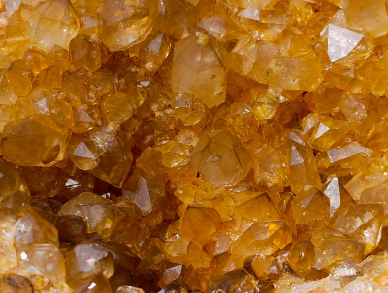 Natural Large Golden Limonite Quartz Geode Specimen x 1 From Mwinilunga Zambia - Toprock Gemstones and Minerals 