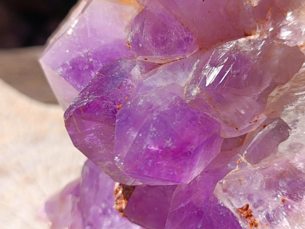 Natural XL Jacaranda Amethyst Cluster x 1 From Mumbwa, Zambia - Toprock Gemstones and Minerals 