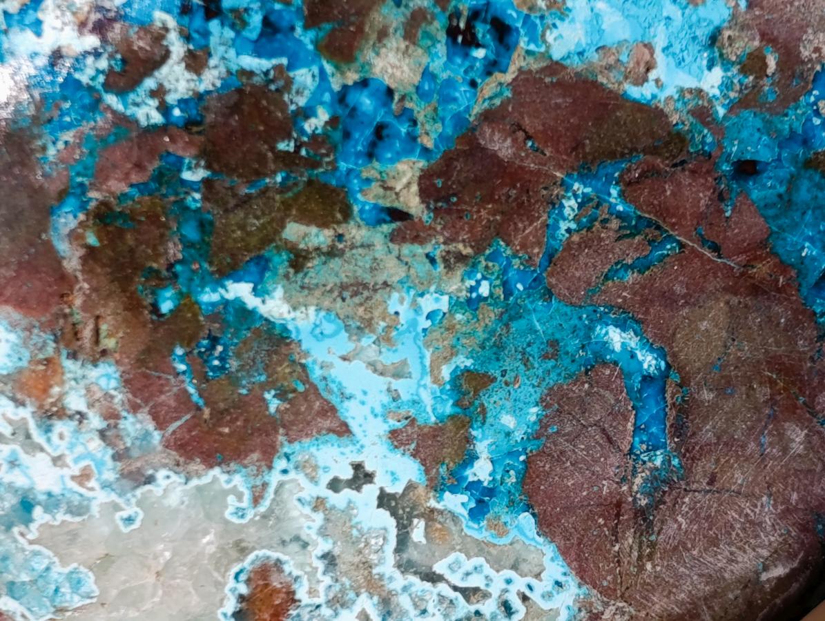Polished Shattuckite Free Forms x 12 From Kaokoveld, Namibia - Toprock Gemstones and Minerals 