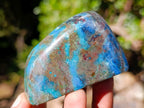 Polished Shattuckite Free Forms x 12 From Kaokoveld, Namibia - Toprock Gemstones and Minerals 