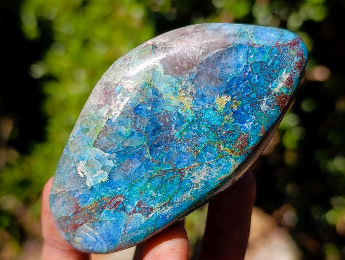 Polished Shattuckite Free Forms x 12 From Kaokoveld, Namibia - Toprock Gemstones and Minerals 