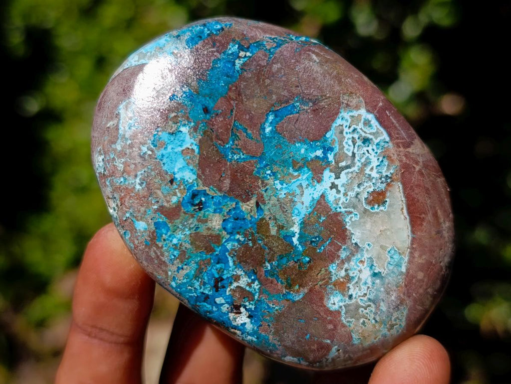 Polished Shattuckite Free Forms x 12 From Kaokoveld, Namibia - Toprock Gemstones and Minerals 