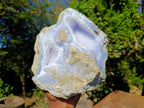 Natural Large Blue Lace Agate Geode Specimen x 1 From Nsanje, Malawi - Toprock Gemstones and Minerals 