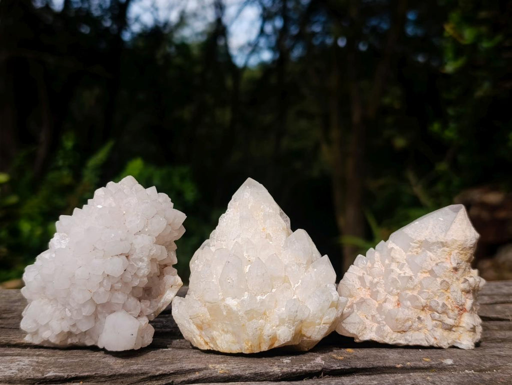 Natural "Love Star" Cascading Pineapple Quartz Crystals x 12 From Antsirabe, Madagascar - Toprock Gemstones and Minerals 