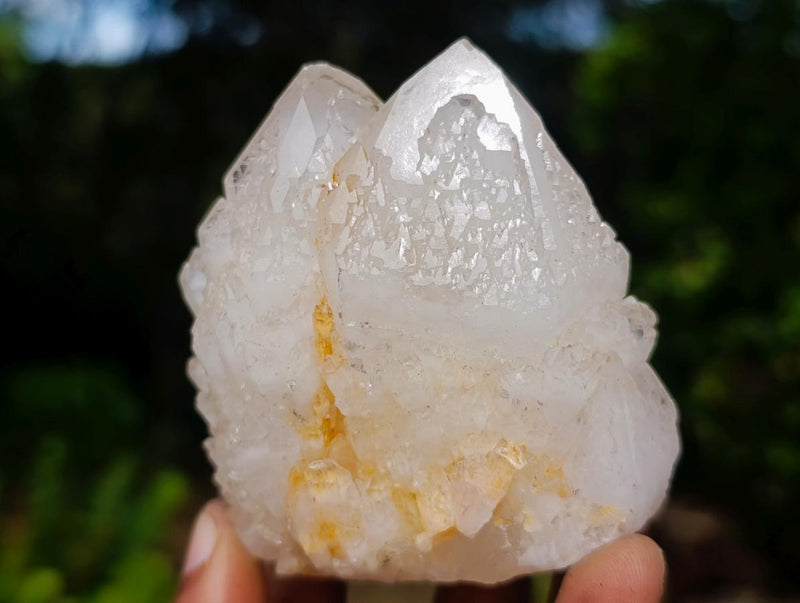 Natural "Love Star" Cascading Pineapple Quartz Crystals x 12 From Antsirabe, Madagascar - Toprock Gemstones and Minerals 