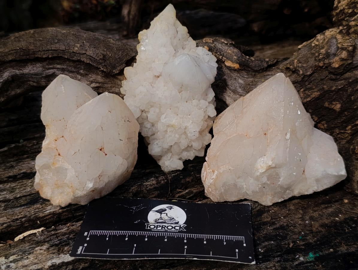 Natural "Love Star" Cascading Pineapple Quartz Crystals x 12 From Antsirabe, Madagascar - Toprock Gemstones and Minerals 