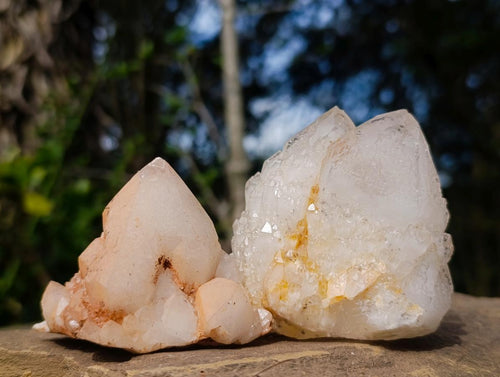 Natural "Love Star" Cascading Pineapple Quartz Crystals x 12 From Antsirabe, Madagascar - Toprock Gemstones and Minerals 
