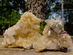Natural Clear Malagasy Quartz Clusters x 2 From Madagascar - Toprock Gemstones and Minerals 