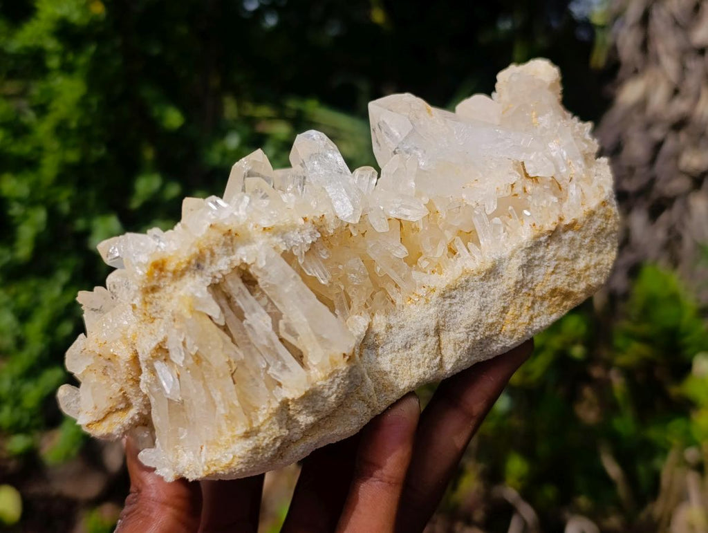 Natural Clear Malagasy Quartz Clusters x 2 From Madagascar - Toprock Gemstones and Minerals 
