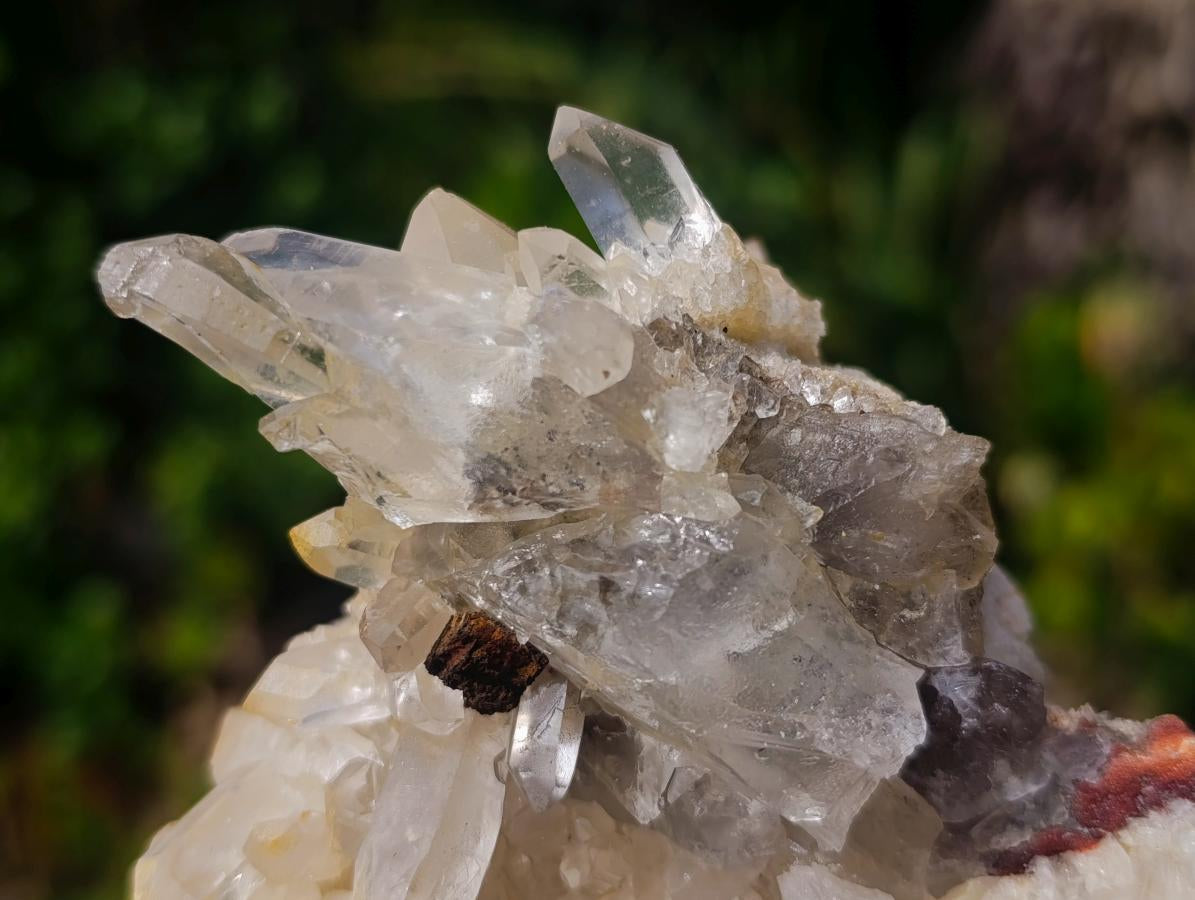 Natural Clear Malagasy Quartz Clusters x 2 From Madagascar - Toprock Gemstones and Minerals 