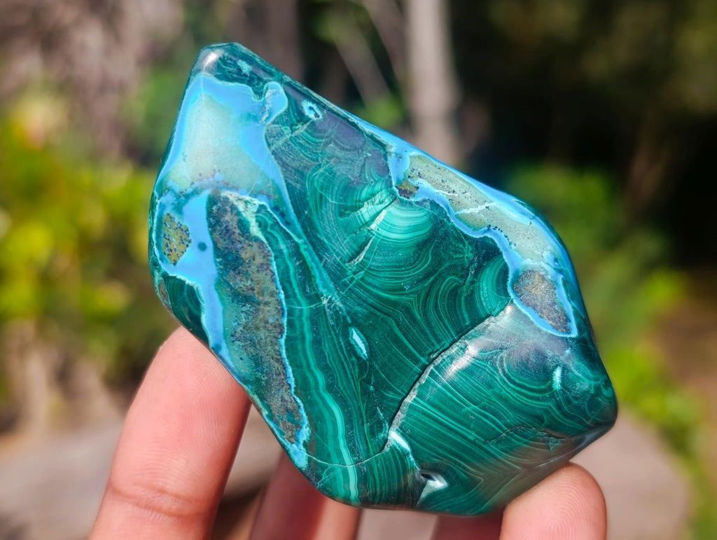 Polished Malacolla Free Forms x 12 From Kulukuluku, Congo - Toprock Gemstones and Minerals 