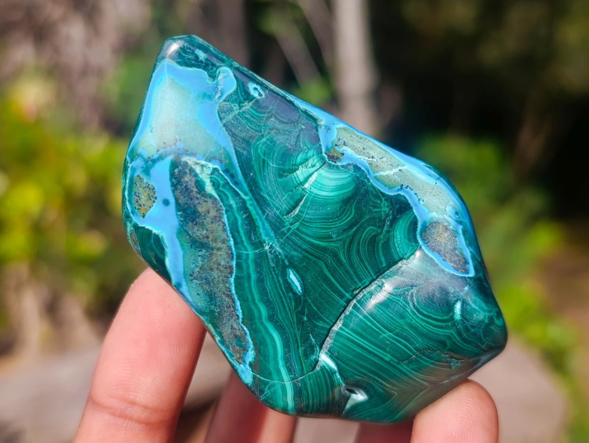 Polished Malacolla Free Forms x 12 From Kulukuluku, Congo - Toprock Gemstones and Minerals 