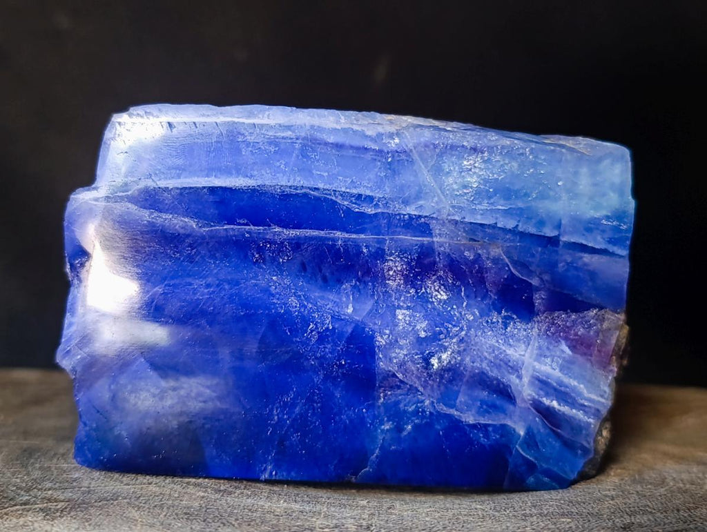 Polished One Side Watermelon Fluorite Pieces x 2 From Uis, Namibia - Toprock Gemstones and Minerals 
