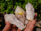 Natural Smokey Phantom Quartz Crystals x 35 From Luena, Congo - Toprock Gemstones and Minerals 