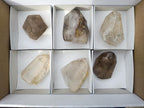 Polished Mixed Quartz Crystals with Enhydro x 6 From Madagascar - Toprock Gemstones and Minerals 